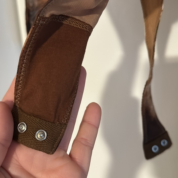 Monroe Bodysuit in Brown Tie Dye - Picture 8 of 14